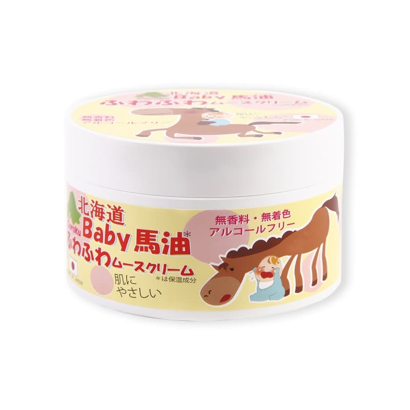 Hokkaido Baby Horse Oil Fluffy Mousse Cream 200g